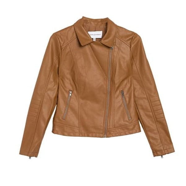 Brown Quality Leather Biker Jacket