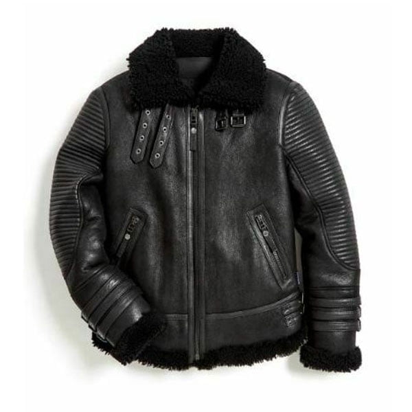 Genuine Lambskin Fur Leather Fashion Jacket