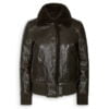 Perla Cropped Shearling Lined Jacket