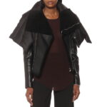 Shearling High Quality Fashion Leather Jacket